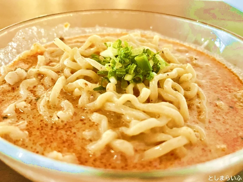 池袋 バナナなジュースです｡ 冷やし担々麺のアップ