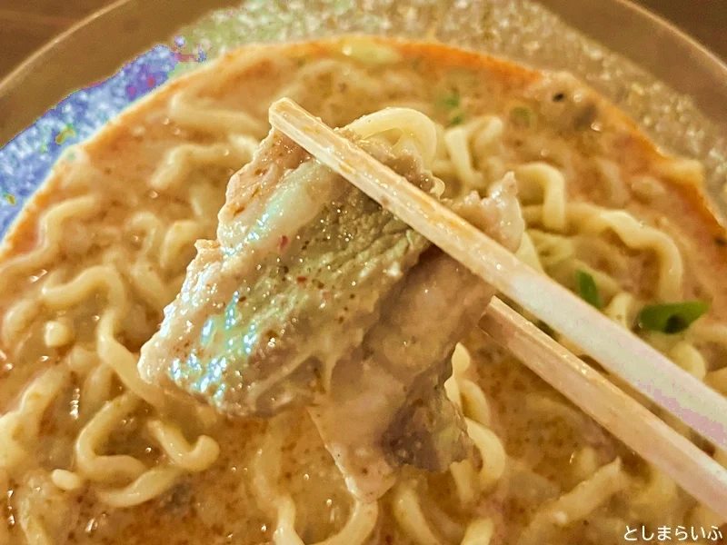 池袋 バナナなジュースです｡ 冷やし担々麺の肉