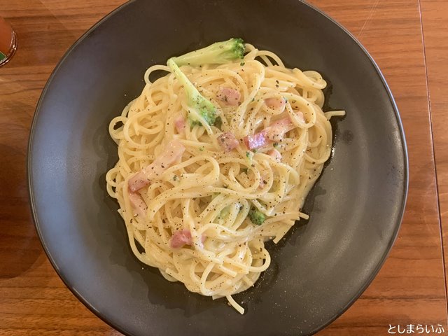 椎名町 サイフォニスタ カルボナーラランチ