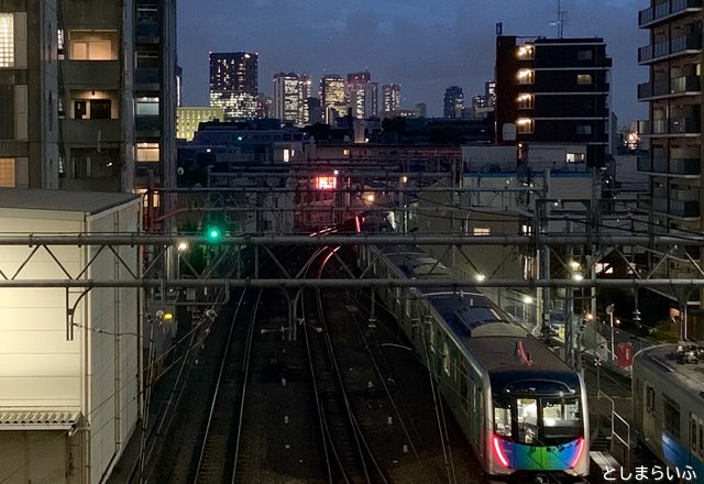 ダイヤゲート池袋 ダイヤデッキからの夜景