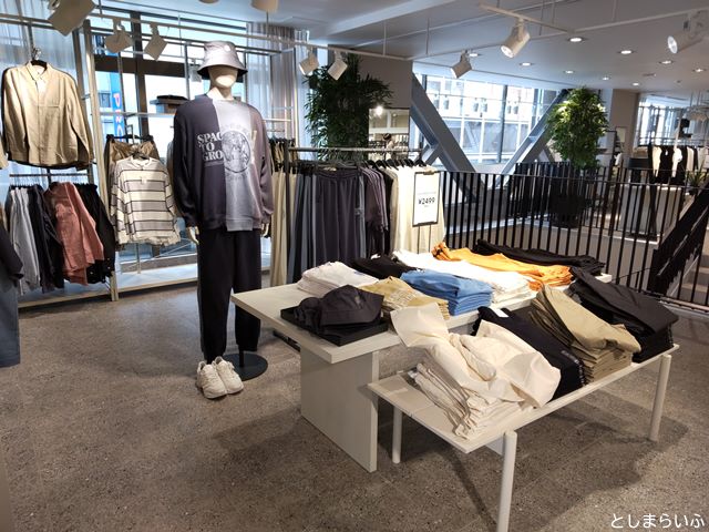 H&M池袋店 メンズ売り場