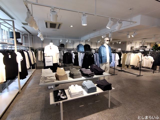 H&M池袋店 3階メンズ