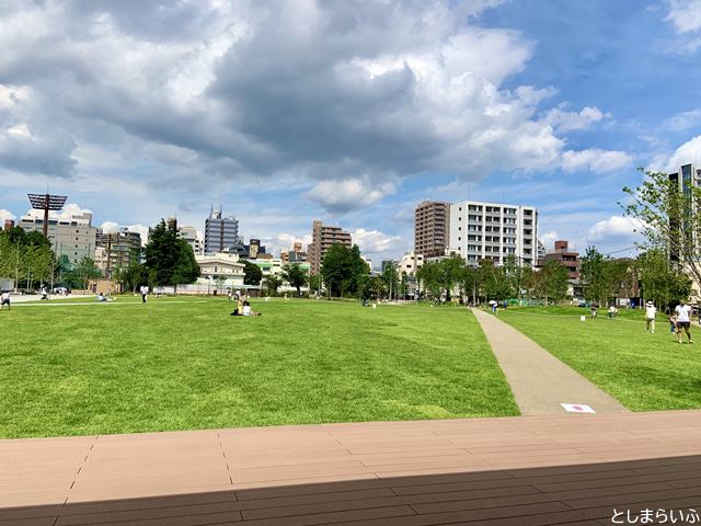 イケサンパーク カフェテラスからの景色