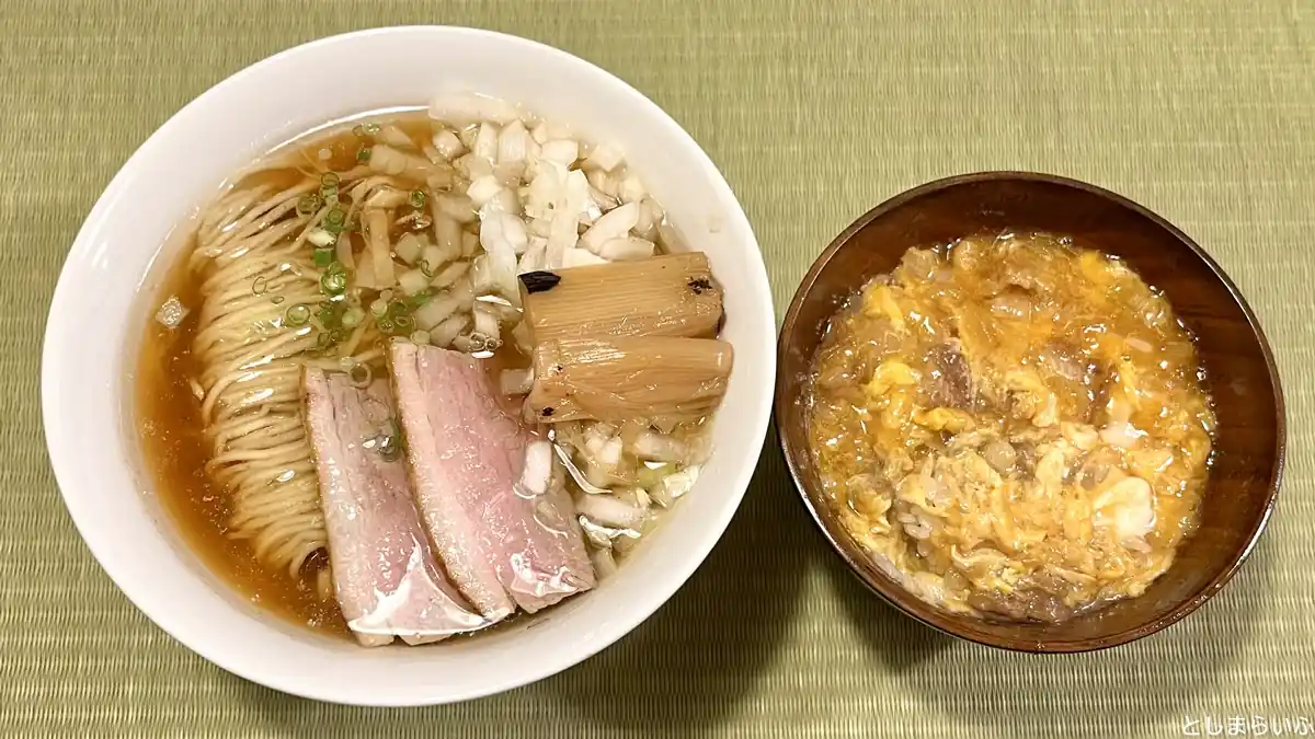 らーめん鴨＆葱 鴨らーめんと親子丼セット