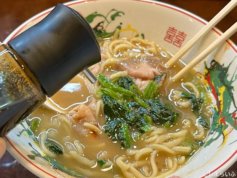 こいけのいえけい 豚骨醤油ラーメン ラーメンダレ