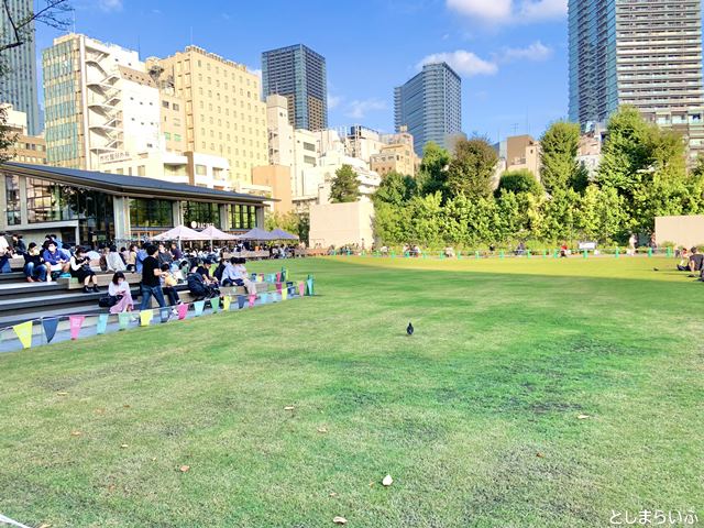 南池袋公園の景色