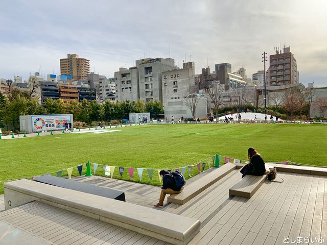 南池袋公園　さくらテラスからの景色