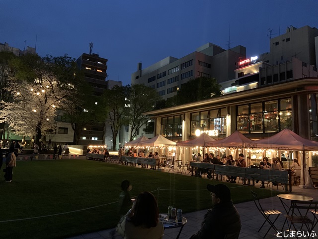 南池袋公園 夜景