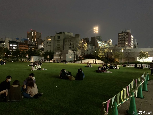 南池袋公園 夜ピクニック