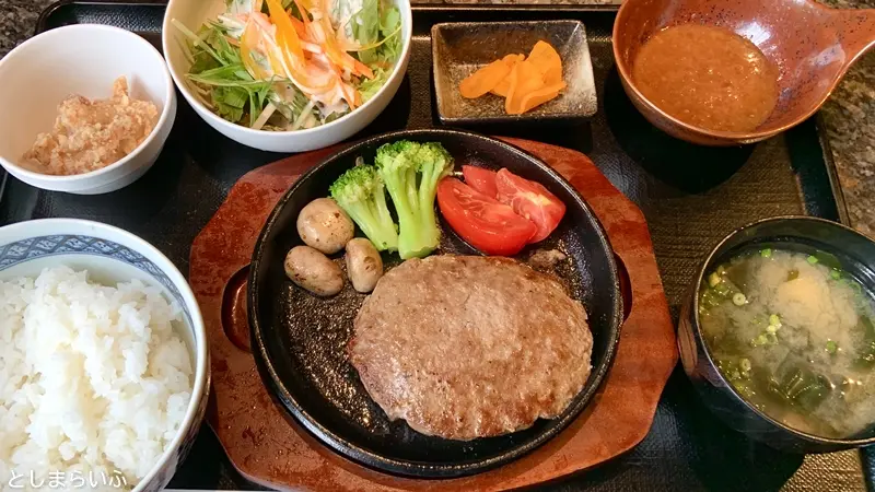 【鶏と鉄板焼 宮本】池袋に7/1オープン！ランチのハンバーグステーキを食べてきた