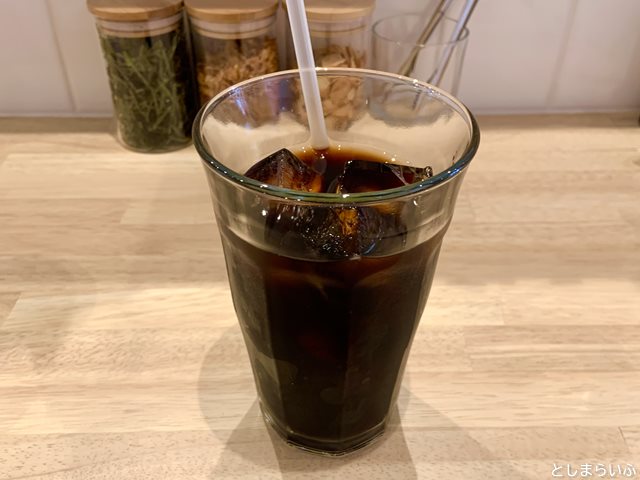 白系スパゲッティ 椎名町 アイスコーヒー