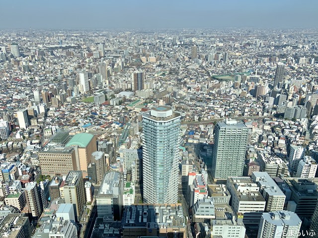 サンシャイン59階 スカイレストランの景色