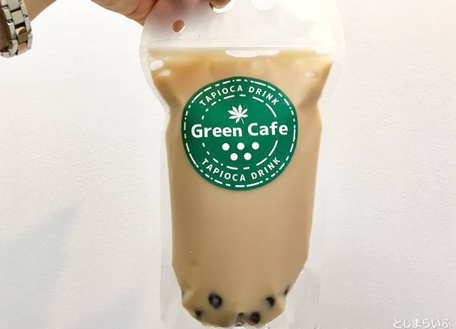 ウーバーイーツ　タピオカ　グリーンカフェ Green cafe