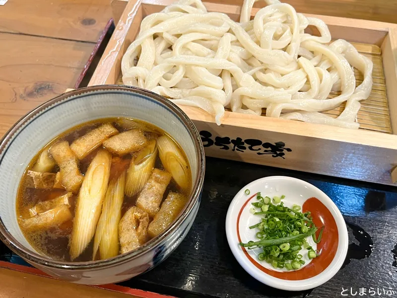 うちたて家 ピリ辛つくね汁うどん